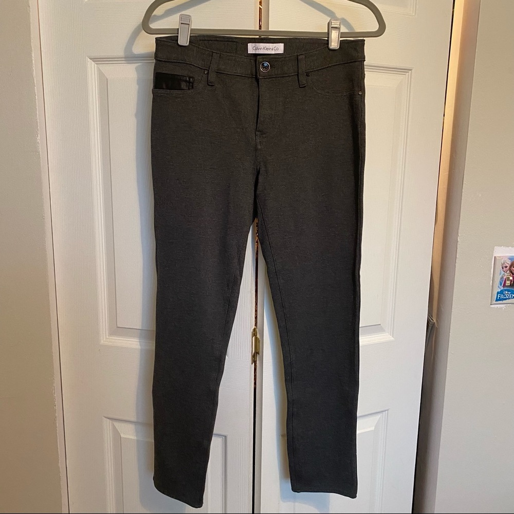 Calvin Klein Ponte Pants Gray